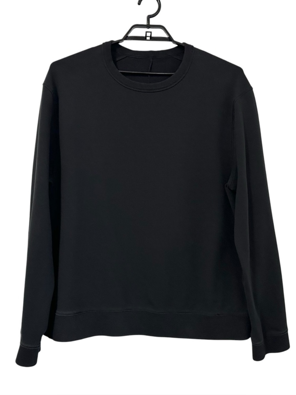 Lululemon Mens City Sweat Crew Pullover Sweater Sz 2XL? Black Side Zip